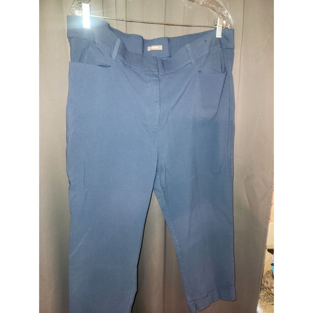Maurices Blue Pedal Pushers Capri Jeans Womens Size 22W Plus Size Stretch